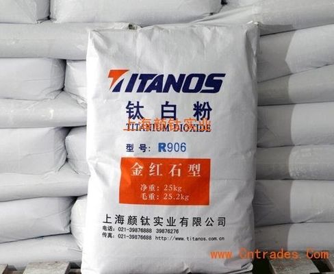 Pigmento 1317-80-2 Noncombustible do Rutile Tio2 de CAS para a indústria cerâmica